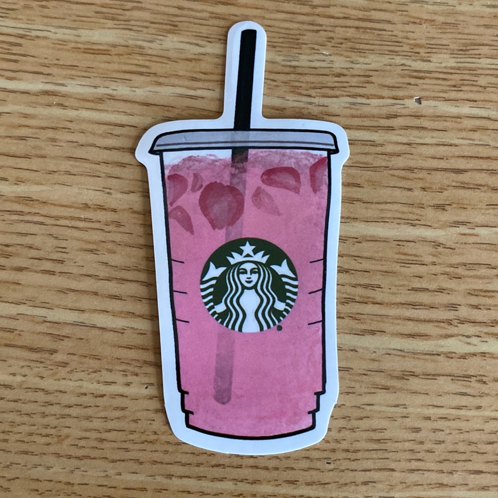 Starbucks Pink Drink Sticker